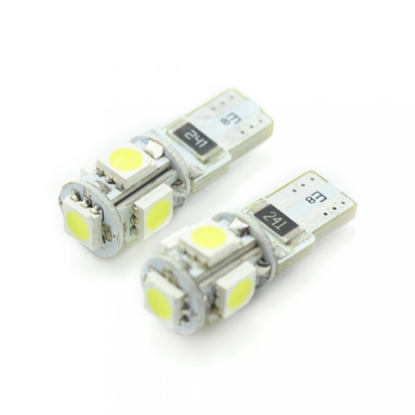 Carguard Set 2 Buc Led Pentru Iluminat Interior/Portbagaj T10 CAN105